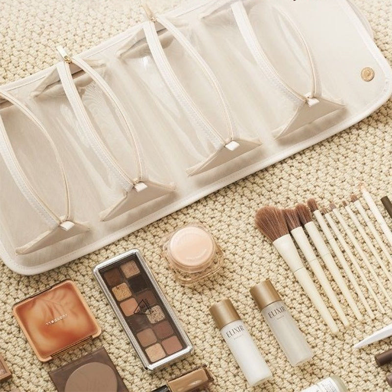Multi-Compartment Cosmetic Case