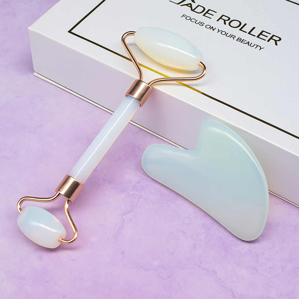 Opal Roller & Gua Sha Set